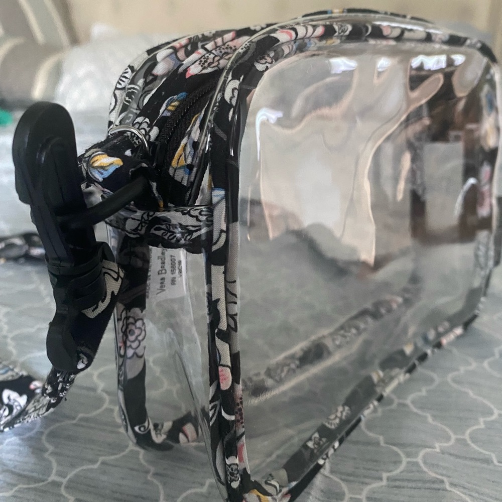 Vera Bradley clear cross body bag
